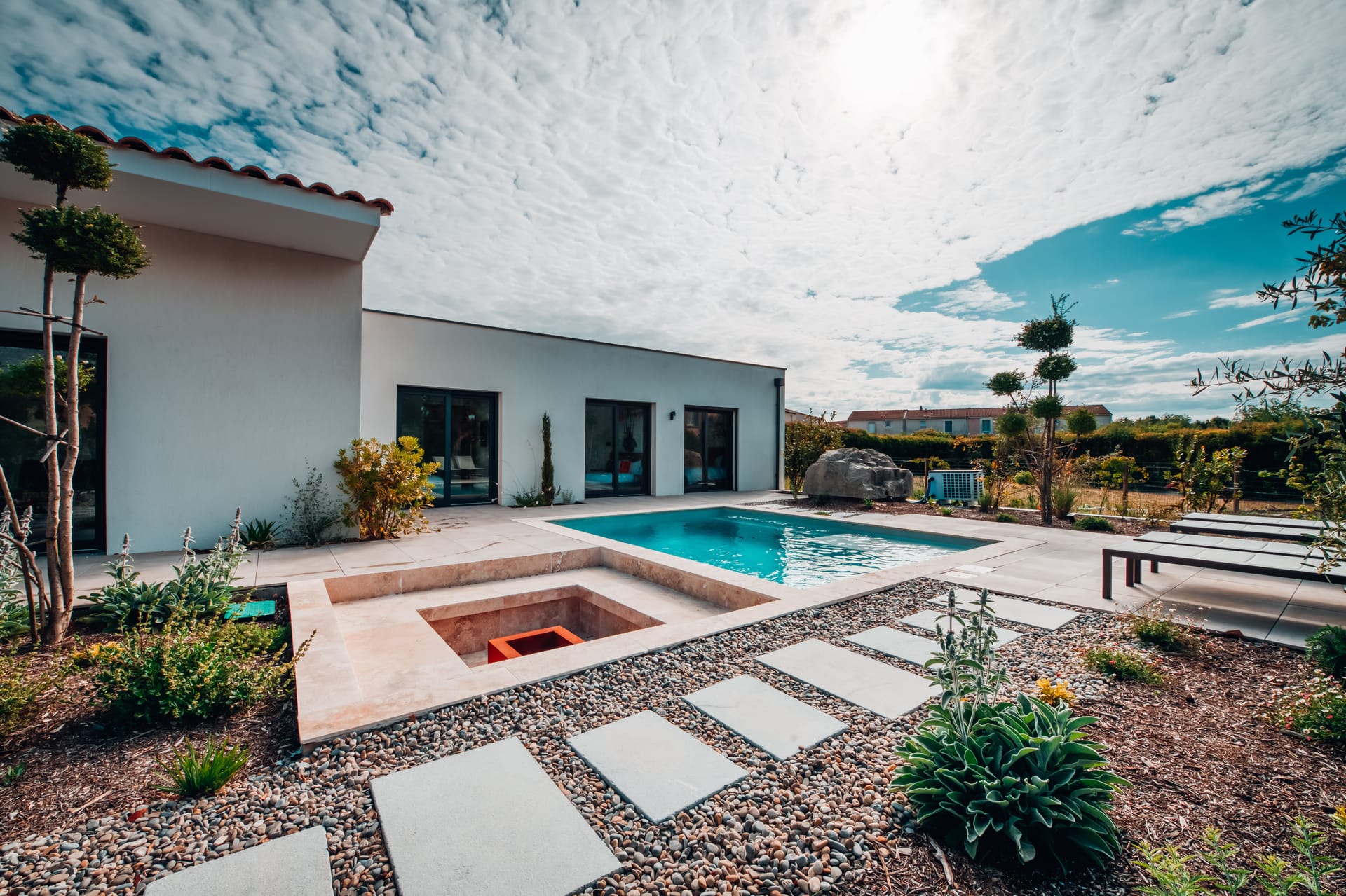 piscine chauffée 27 degrés villa Provence Luberon